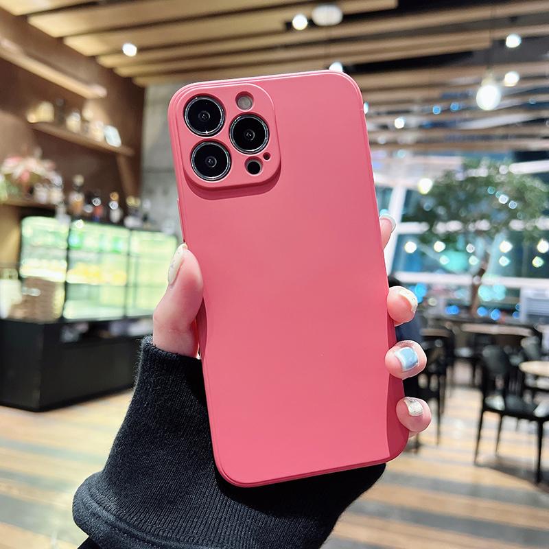 Мягкий квадратный жидкий силиконовый чехол для телефона с полным покрытием противоударный защитный чехол для камеры для OPPO