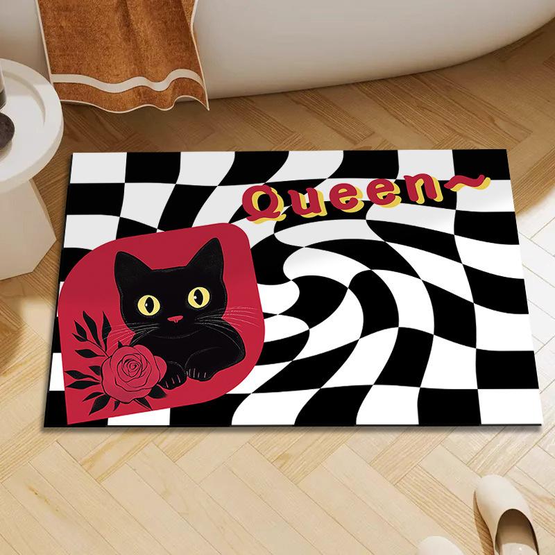 Коврик для унитаза с диатомовой крошкой, нескользящий коврик для ванной комнаты, впитывающий грязный коврик для туалета, коврик для туалетной двери