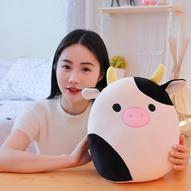 35 см Squishmallows Радуга Единорог плюшевая кукла милый мультфильм подушка дети фаршированные