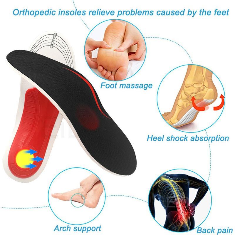 Orthotic Gel High Arch Support Insoles for Women / Men Orthopedic Foot Pain Unisex Shoe Inserts