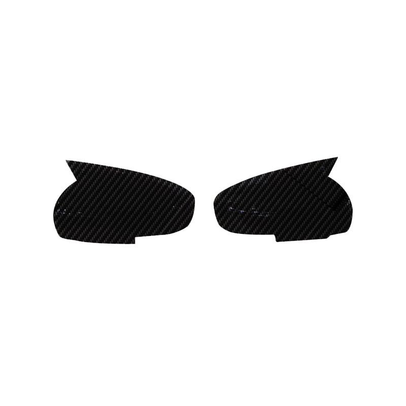 Car Decoration Door Mirror Cover For Suzuki Swift 2018-2025 Carbon Fiber Glossy Black Car Rearview Accessories Stickers