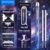 DianShi DS-0194 Космическая капсула «Галактика» Вращающаяся шариковая ручка - Быстросохнущие, Бесшумные, Черные чернила 0.5 мм, Конструкция с двойным шариком