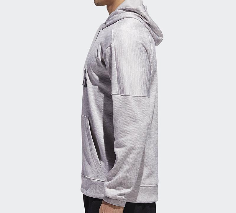 adidas Толстовки Мужские Серые С Капюшоном Умеренный Обычный DH9017