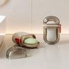 Light Luxury Sealed Soap Box With Lid, Portable Water Draining Soap Box For Travel, Mini Moisture-Proof Storage Box