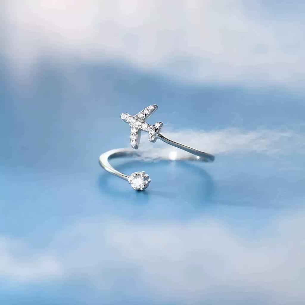 Xiaomi BF CLUB 925 Sterling Silver Ring For Women Jewelry Shinning Stars Open Vintage Handmade Ring Allergy For Party Birthday Gift