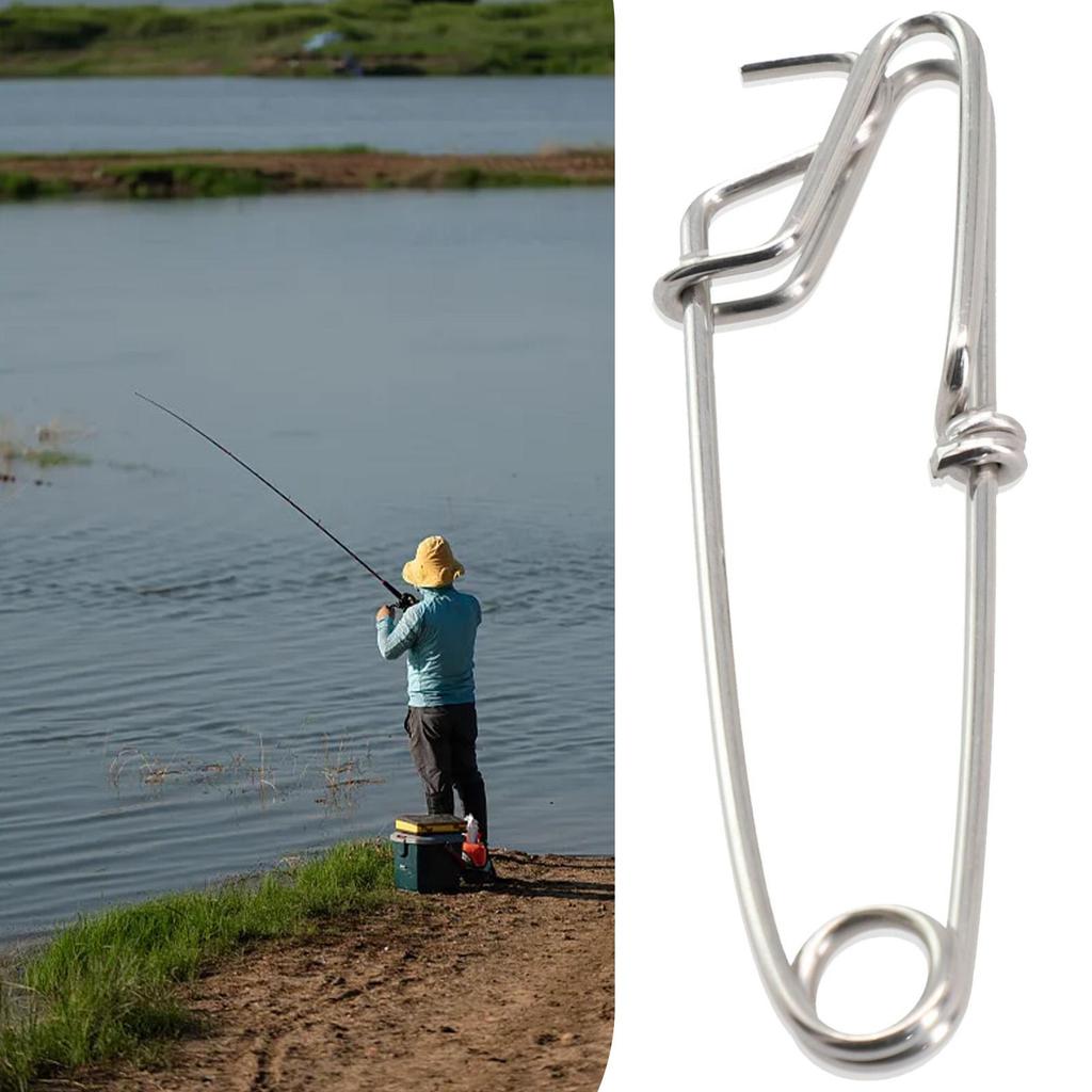 Надежный зажим-замок для ярусного лова Прочный материал из нержавеющей стали