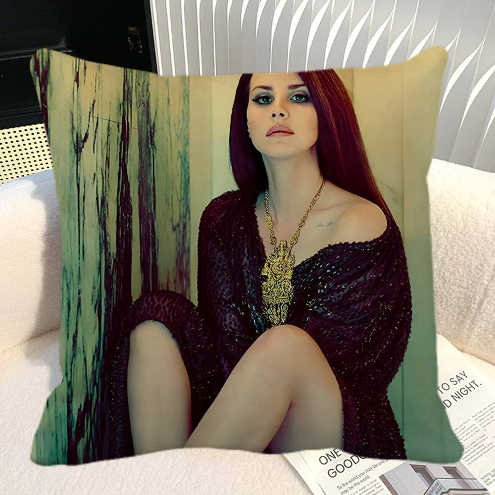 Скандинавская Винтажная Эстетика Чехол на Подушку Lana Del Rey Квадратная Подушка Спальня Диван Отдых Комфортная Подушка Автомобиль Домашний Декор