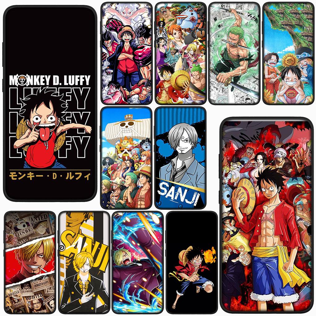 Cover for Samsung Galaxy S22 S21 S20 Fe Ultra S9 Plus + A13 A22 M21 M31 M55 M15 Phone Case Roronoa Zoro Sanji One Pieces Luffy