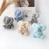 Cute Baby Elephant Silicone Candle Mold for DIY Aromatherapy Candle Plaster Ornaments Soap Epoxy Resin Mould Making