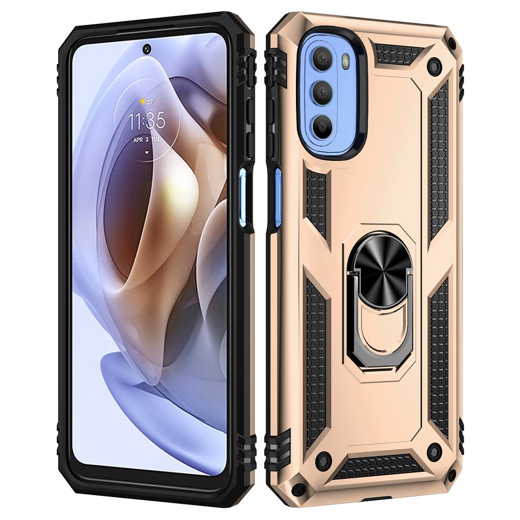 Чехол для Motorola Moto G31 G41 противоударный бампер Броня Военный защитный магнитный держатель кольцо чехол для Moto G 31 41