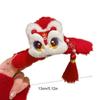 Creative Awakening Lion New Year Hair Claws Tassel Headdress Lady Shark Clip Hair Accessories Korean Style Claw Clip Daily Wear