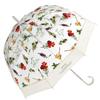 Зонт из винила, цветочный зонт, пластиковый зонт, длинный зонт 65 см, женский, большой, фотогеничный, в форме купола, стильный, милый, для женщин, идущих в школу