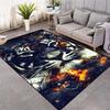 Fashion Tiger Pattern Carpet On The Floor 3D Animal Printed Big Carpet Living Room Soft Bathroom Mat Absorb Anti-slip