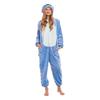 Piżama damska kombinezon kigurumi onesie kostium stich niebieski 145-155 s