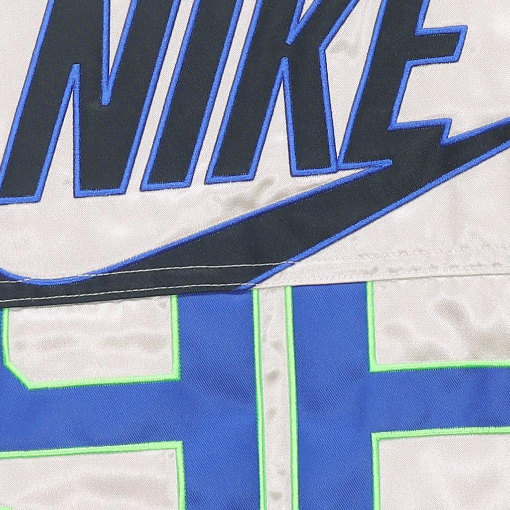 Nike Куртка с длинным рукавом и принтом в виде буквы, воротником-стойкой, капюшоном, женские куртки белого цвета DV8083-104