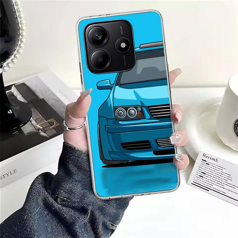 Крутой чехол для телефона MK4 MK5 Golf Car Мягкий чехол для Xiaomi Redmi Note 15 14 14S 13 12 Pro Plus 12S 11 11S 11E 10 10S 11T 5G Fundas Coque R