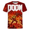 Doom Game 3D Print Short Sleeves T-shirt for Men Summer Casual Oversized T Shirt Fashion Harajuku Street Round Neck Tops