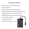 Внешний корпус для жестких дисков 2,5 дюйма USB 3.0 Кейс для жесткого диска Поддержка передачи данных Аксессуары для ПК Ноутбука