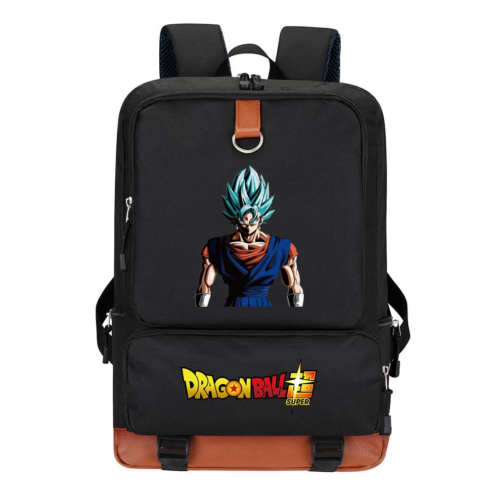 Мультфильм Анимация Dragon Ball Школьная сумка Рюкзак Студенческая школьная сумка Мужская и женская Дорожная сумка Сумка для компьютера