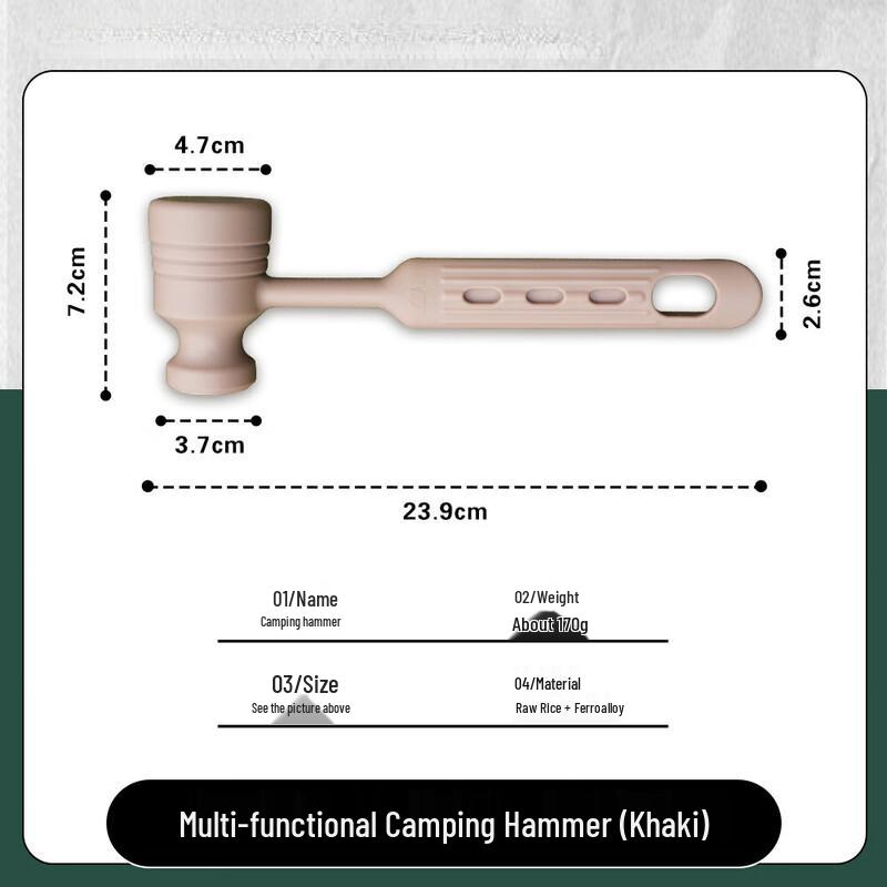 OEING Outdoor Camping Tent Hammer