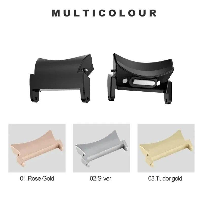 Быстросъемный ремешок из нержавеющей стали без зазоров для Samsung Galaxy Watch 6 Classic 47 мм 43 мм 4 42 46 мм 5 Pro 45 мм 40 мм 44 мм Correa