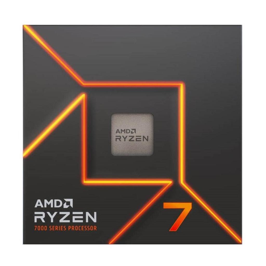 AMD CPU CPU Ryzen 7 with Wraith Prism Cooler 8 Cores 16 Threads 40MB 65W Authorized Distributor Product 7700, 3.8GHz / 100-100000592BOX