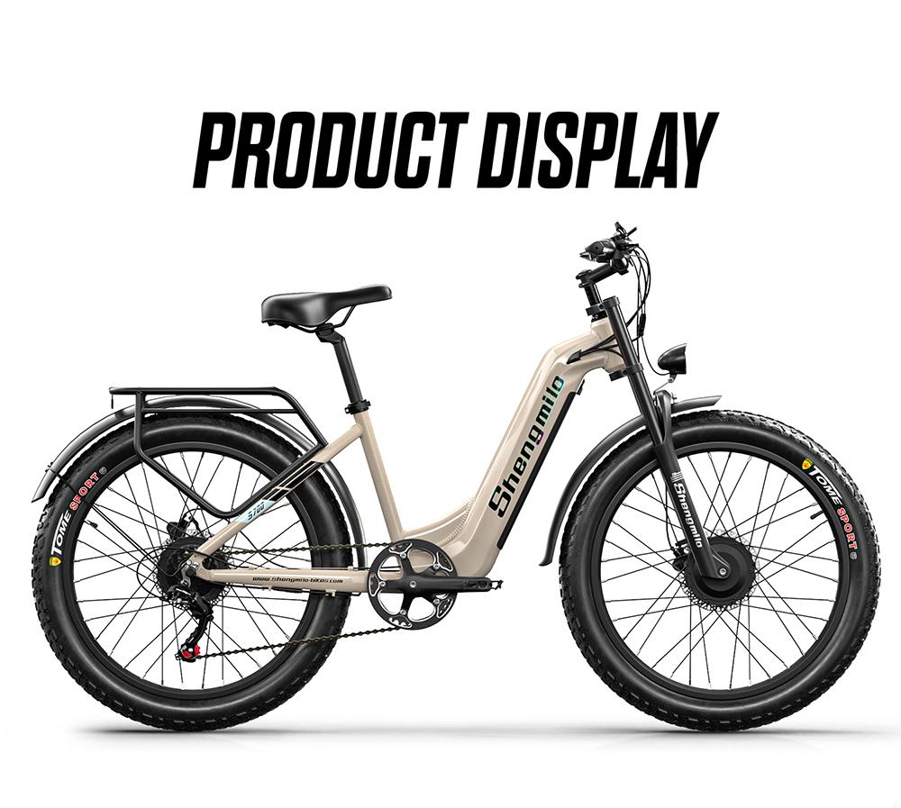 Shengmilo S700 Electric Bike, 2000W Dual Motor, 50km/h, 80-90km Range, Samsung 48V 17.5AH Battery, Hydraulic Brakes