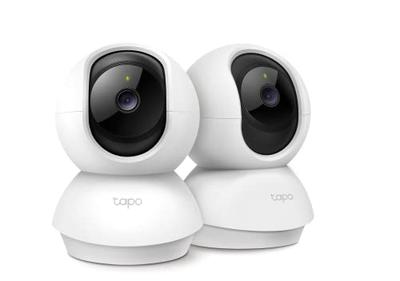 Сетевая Wi-Fi камера TP-Link Tapo C210P2 3 Мп, Набор из 2 штук, Камера для питомцев, Внутренняя камера Full HD, Ночное видение, 3-летняя гарантия производителя