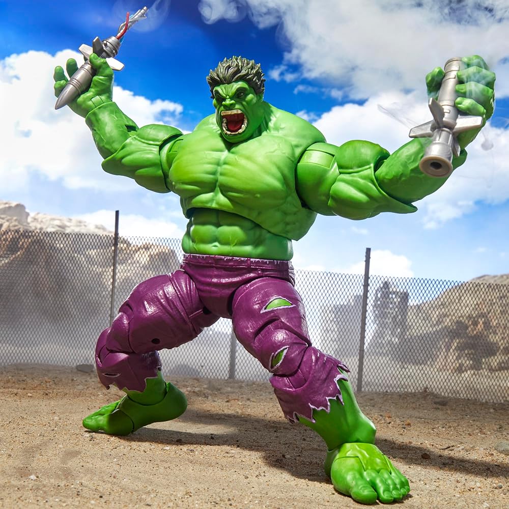 Hasbro Marvel Legends Серия Maximum Фигурка Халка 21,5 см с Аксессуарами и Подвижными Суставами