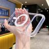 Новый для IPhone 17 Прозрачный чехол для мобильного телефона 2-в-1 Магнитная подставка-присоска для IPhone 17promax Чехол с магнитной присоской Прозрачный