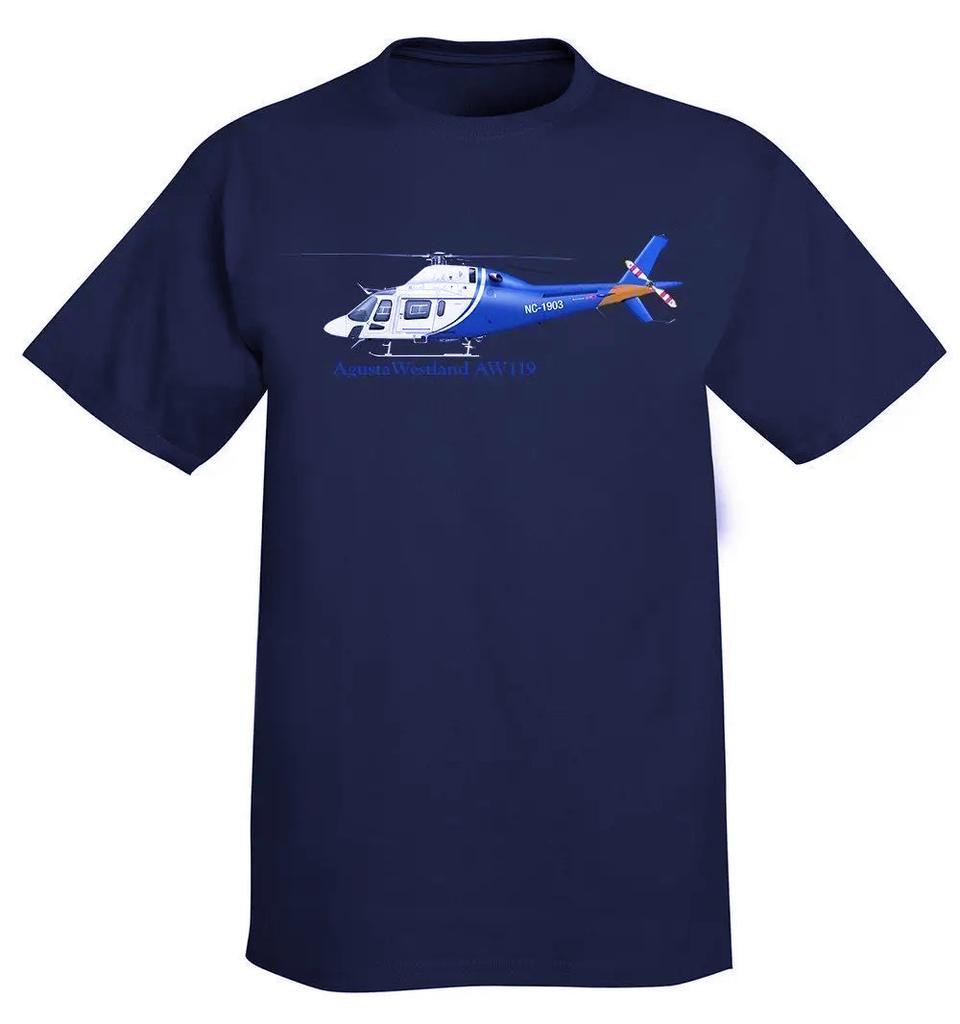 2023 New Summer Unisex Hot Sale Fashion Agustawestland Aw119 Koala Helicopter Tshirt Personalized With Your N T Shirt