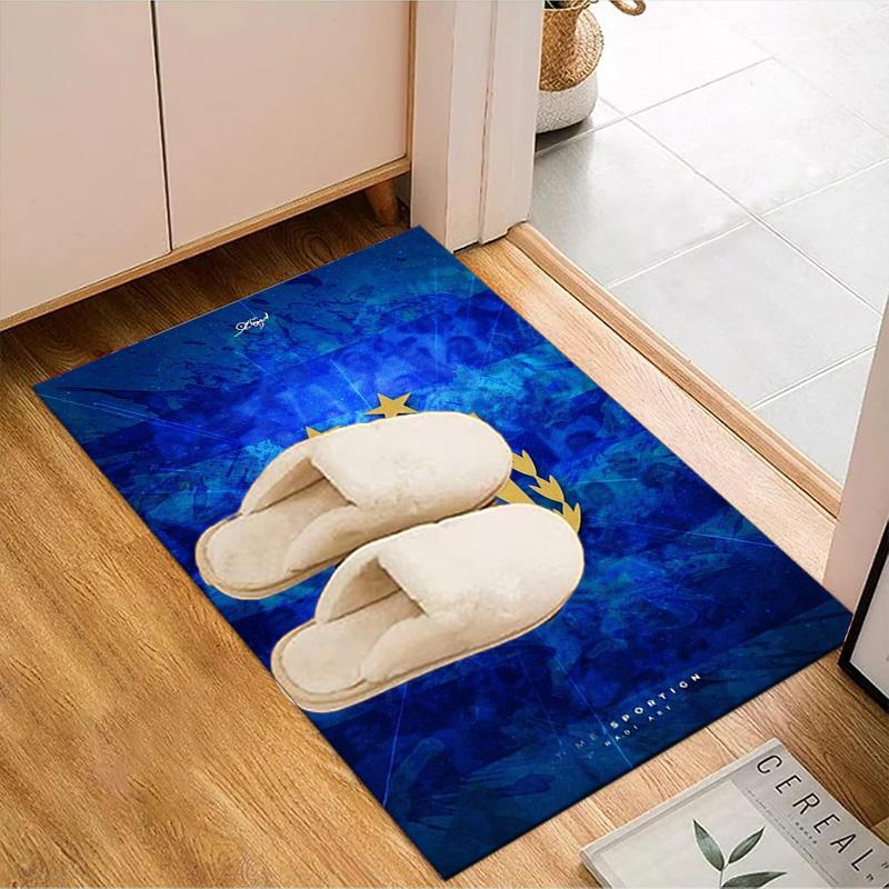 Argentina Football club Printed Office Carpet Chair Cushion Entryway Rug, Rugs for Living Room, Bedroom Christmas gifts