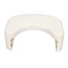 Toilet Stool Foldable Curve U Design Antislip Portable Easy Storage Poop Stool for Batchroom White