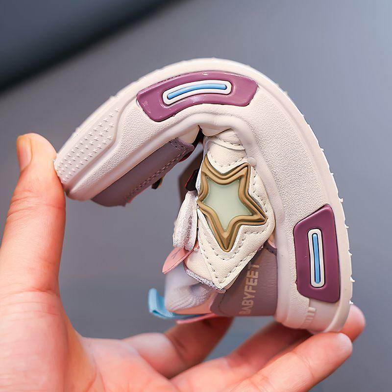 Детская милая спортивная обувь, осенние повседневные и модные кроссовки для девочек