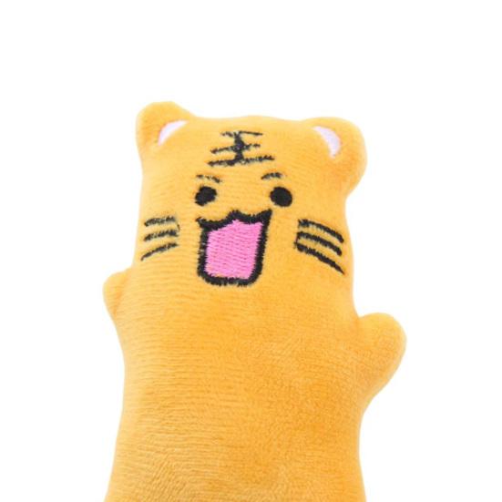 Игрушка для кошки, устойчивая к укусам, мягкая, в форме мультяшного кролика, дразнилка для котенка, игрушка с кошачьей мятой, товары для домашних животных