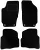 Черные велюровые коврики для: Skoda Fabia I хэтчбек, седан, универсал (1999-2007)