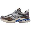 Grid Fusion Comfortable Versatile Colorful Metallic Low-Top Running Shoes Unisex Running Shoes Gray Silver S79063-9