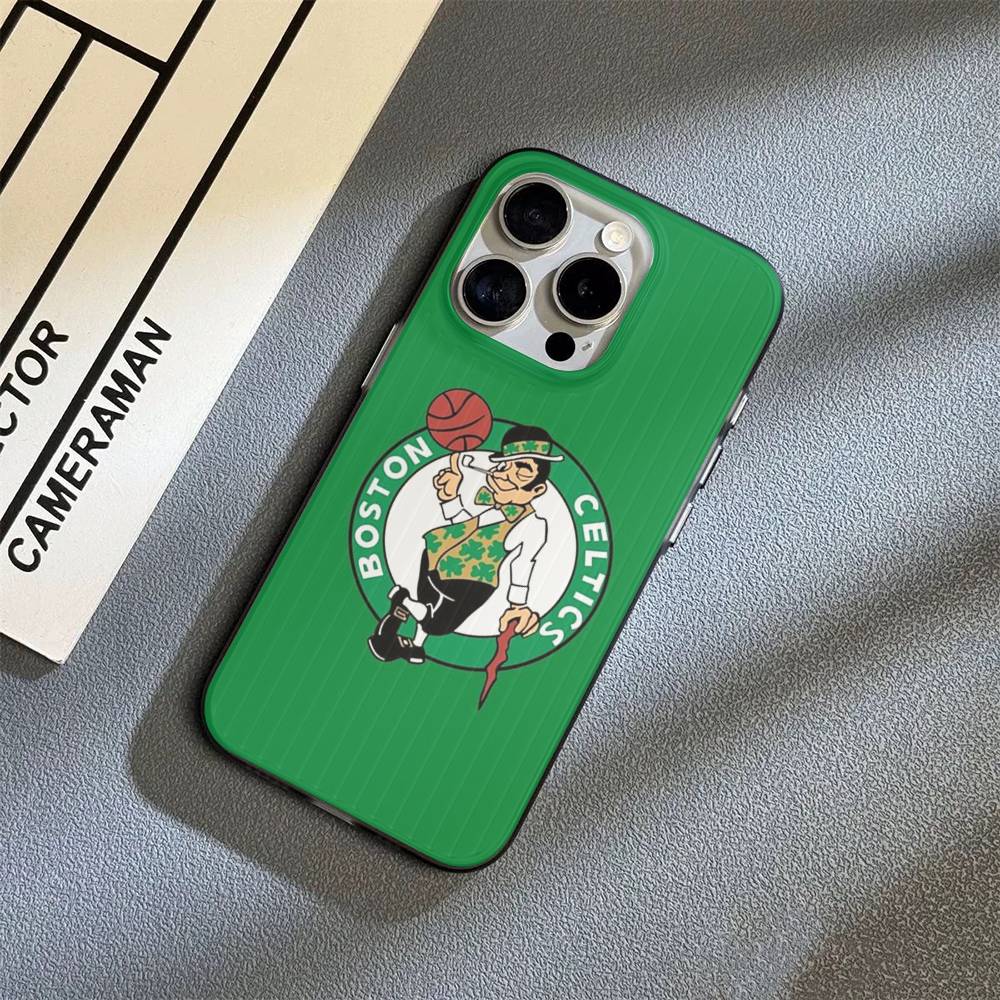 B-Boston C-Celtics Для iPhone 17 16 15 14 13 12 11 Pro Max Plus Pro Прозрачный чехол для телефона Нескользящий корпус