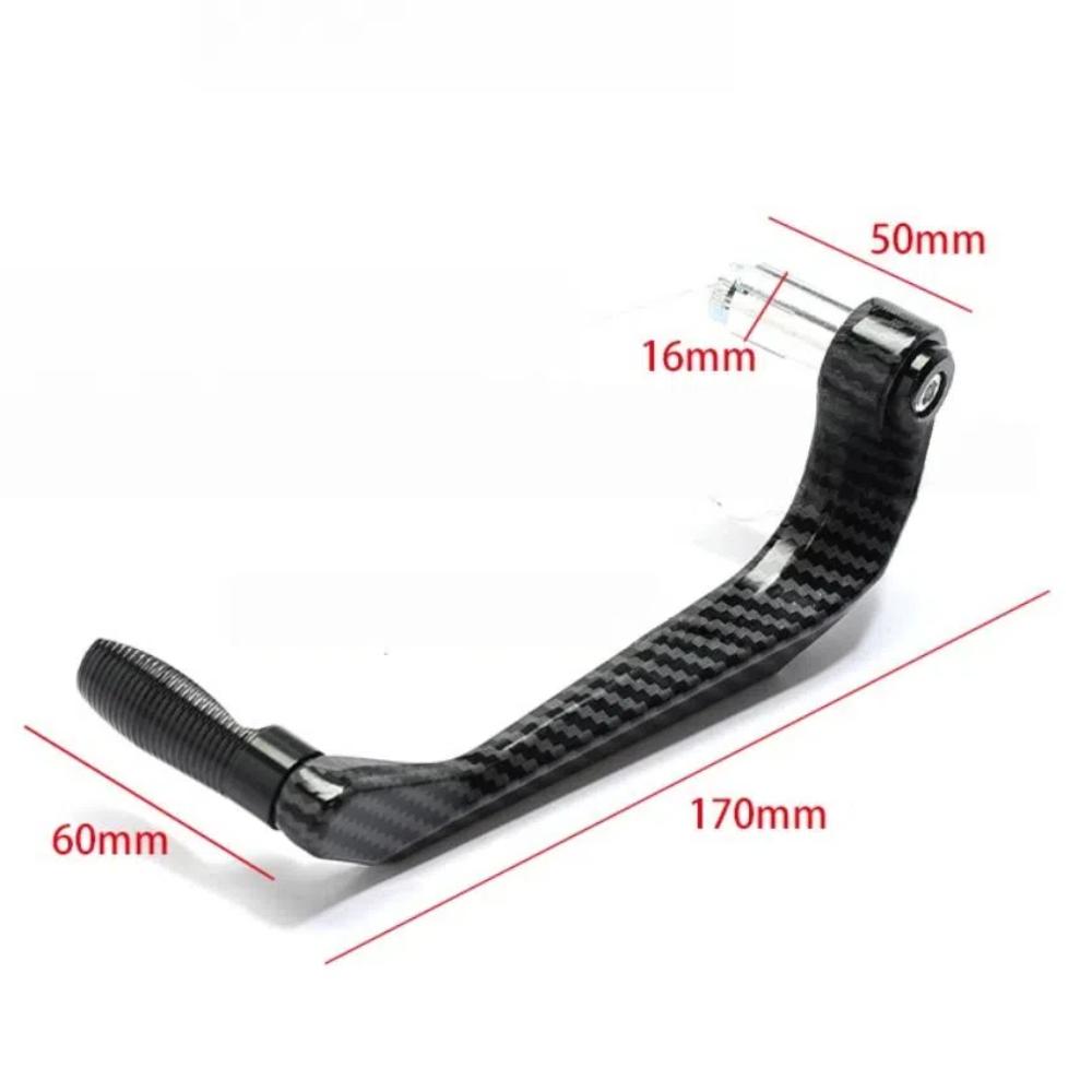 16mm Universal Motorcycle Handguards Lightweight Clutch Lever Guard Brake Lever Guard Handlebars
