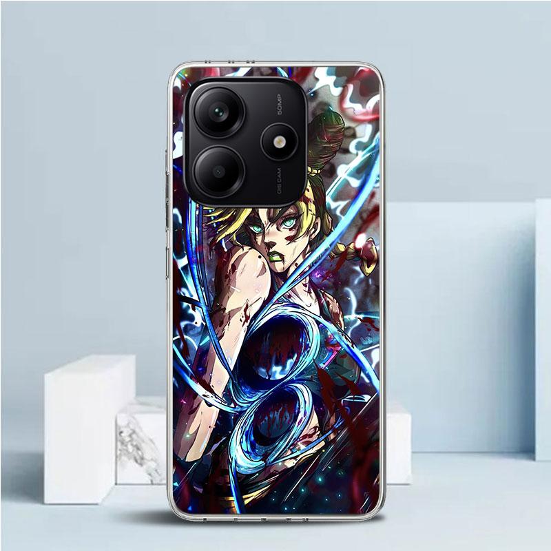 JoJo's Bizarre Adventure Джолин Куджо Мягкий чехол для телефона Xiaomi Redmi Note 15 14 13 12 Pro Plus 14S 11S 11T 11E 10S 10 4G
