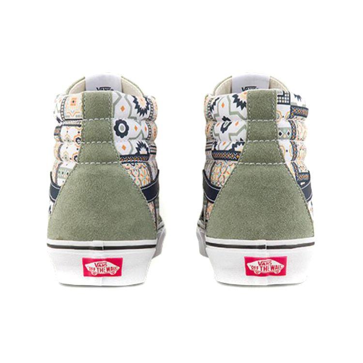 Vans Кроссовки унисекс Sk8-Hi Reissue Moroccan Tile Dark Khaki VN0A4BV8688