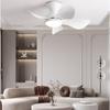 22/29inches Mini Corridor Smallhouse DC Motor Ceiling Fans With Remote Control  Nickel Ceiling Fan With LED Lights Modern