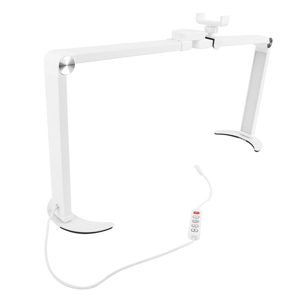 Складная лампа для маникюра Nail Tech Lamp 3200K to 5600K с регулировкой яркости LED 2000LM 35W Настольная лампа для маникюра и наращивания ресниц