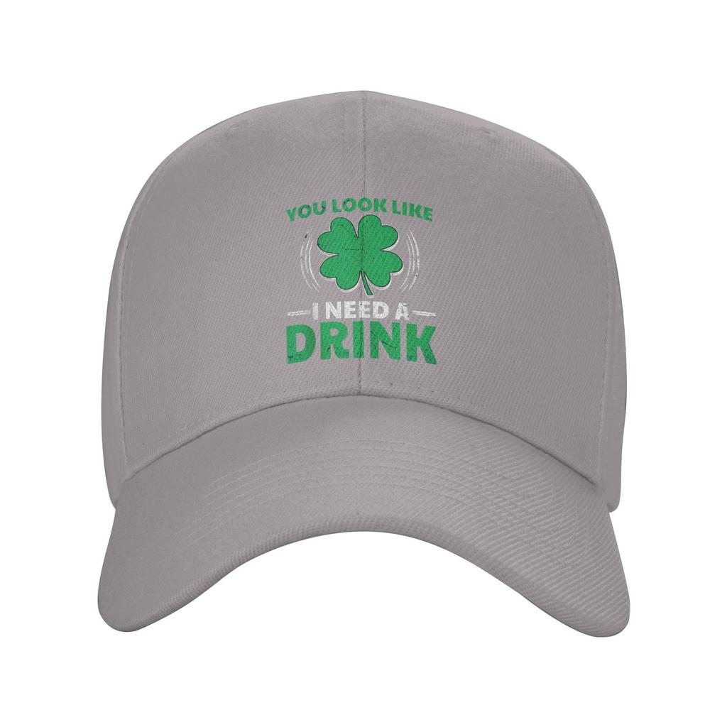 You Look Like I Need A Drink Irish St Patricks Day Drinking Baseball Cap Trendy Trucker Hat Summer Outdoor Sports Baseball Caps