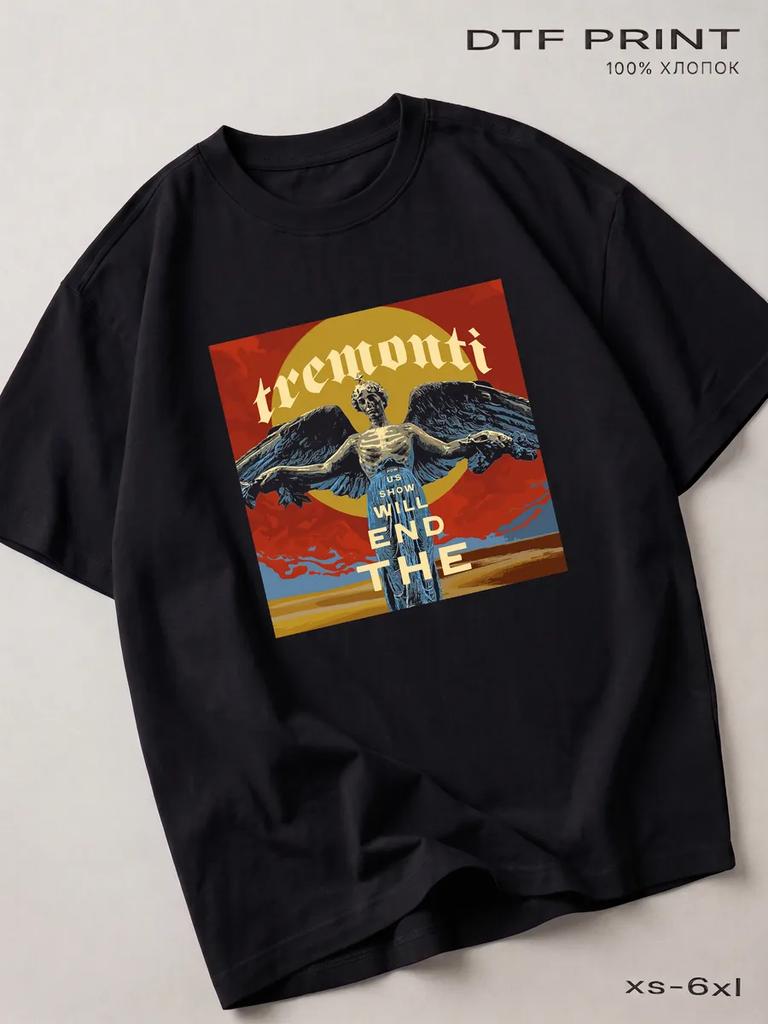 Black T-shirt Tremonti, Rock Back in
