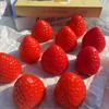 Silicone Strawberry Pinch Toy Simulation Cartoon Fidget Toy Strawberry Squeeze Toy  Practical Jokes