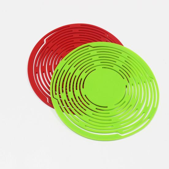 Многофункциональная сетчатая подставка Силиконовый держатель для винных бутылок Ручная сетчатая корзина Расширяемый держатель для напитков для бутылок фруктов горячих блюд