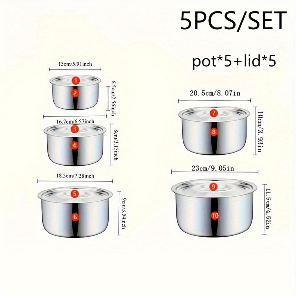 Утолщенная кастрюля из нержавеющей стали, емкость для хранения, масляный бак, можно использовать как кастрюлю для супа, подходит для домашней кухни на открытом воздухе