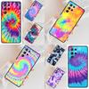 Colorful Tie Dye Rainbow Hippie Art SOFT Cell Phone Case for Samsung Galaxy S26 Ultra S25 S24 S23 S22 S21 S20 Note10 Cover