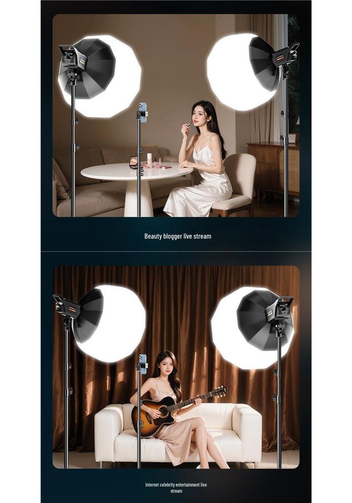 Светодиодный beauty-светильник для профессиональной фотосъемки и прямых трансляций